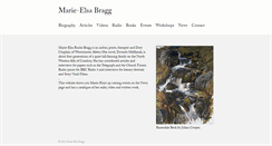 Desktop Screenshot of marie-elsabragg.com